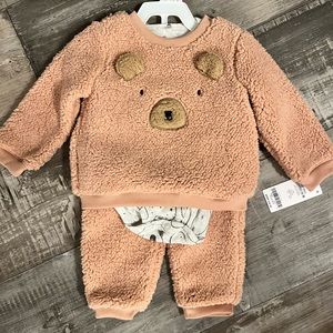 Carters 3 Piece Sherpa Set 9 Months